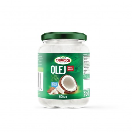 Olej kokosowy nierafinowany 900ml - tłoczony na zimno